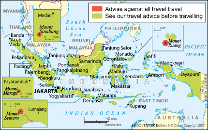 travel advisory indonesia from singapore