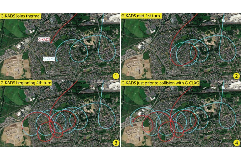 AAIB Report:  Ventus 2CT, G KADS and E1 Antares, G CLXG, on 17 August 2023