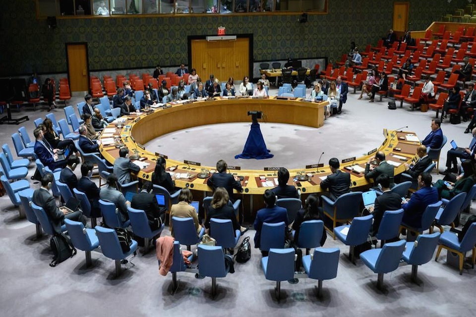 UN Security Council meeting on Gaza