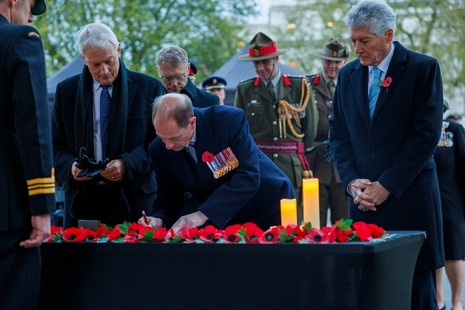 UK Armed Forces join London ANZAC Day commemorations
