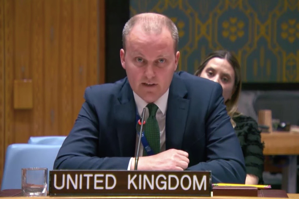 Заявление Великобритании в Совете Безопасности ООН