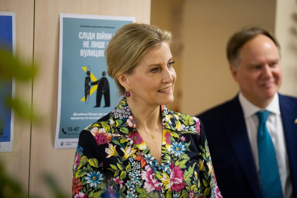 The Duchess of Edinburgh becomes first Royal to visit Ukraine since the start of the Russian invasion