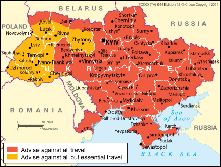 ukraine foreign office travel advice