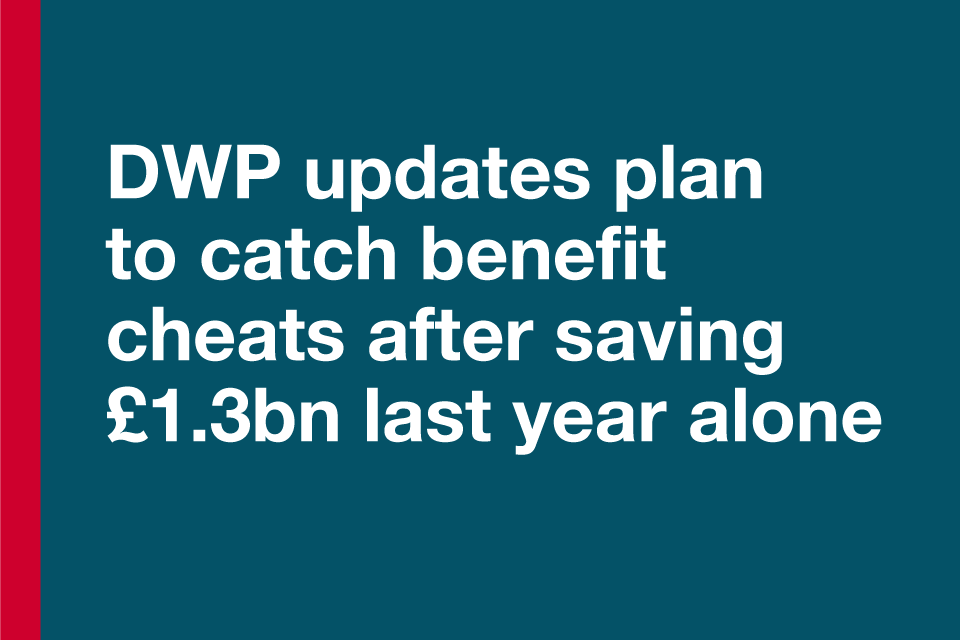 DWP updates Fraud Plan