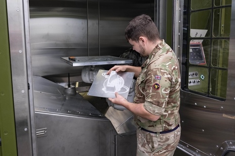 World-leading 3D printer used by British Army in the field for first time