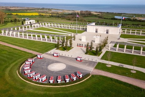 The British Normandy Memorial, site of D-Day 80 commemorations in June