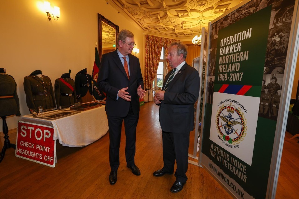 The Lord Caine attends launch of Operation Banner exhibition