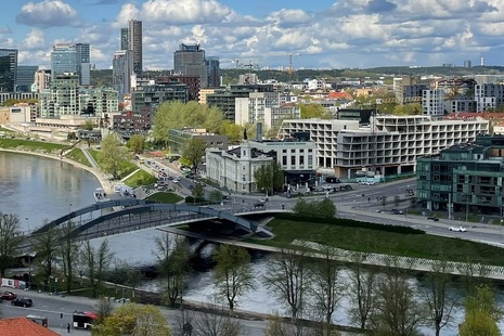 View of Vilnius, Lithuania.
