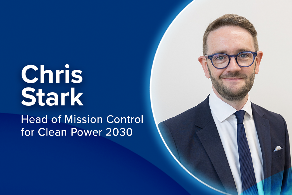 Chris Stark leads Mission Control to deliver clean energy by 2030
