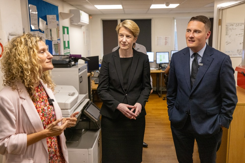 New health secretary joined by NHS CEO on London GP surgery visit