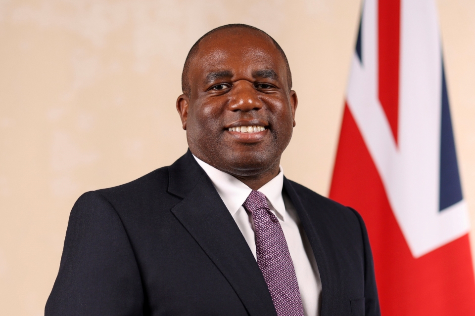 Foreign Secretary David Lammy