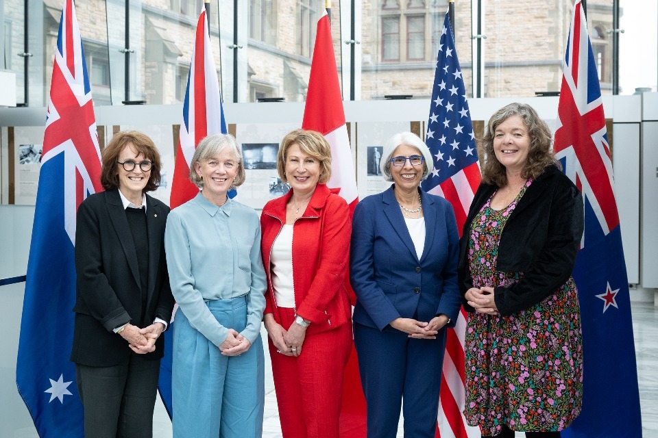 A meeting of firsts for the Government Chief Scientific Adviser and her counterparts from the United States, Canada, Australia and New Zealand
