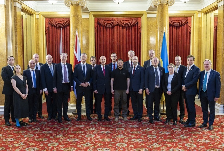 President Zelenskyy meets UK defence and industry leaders in London