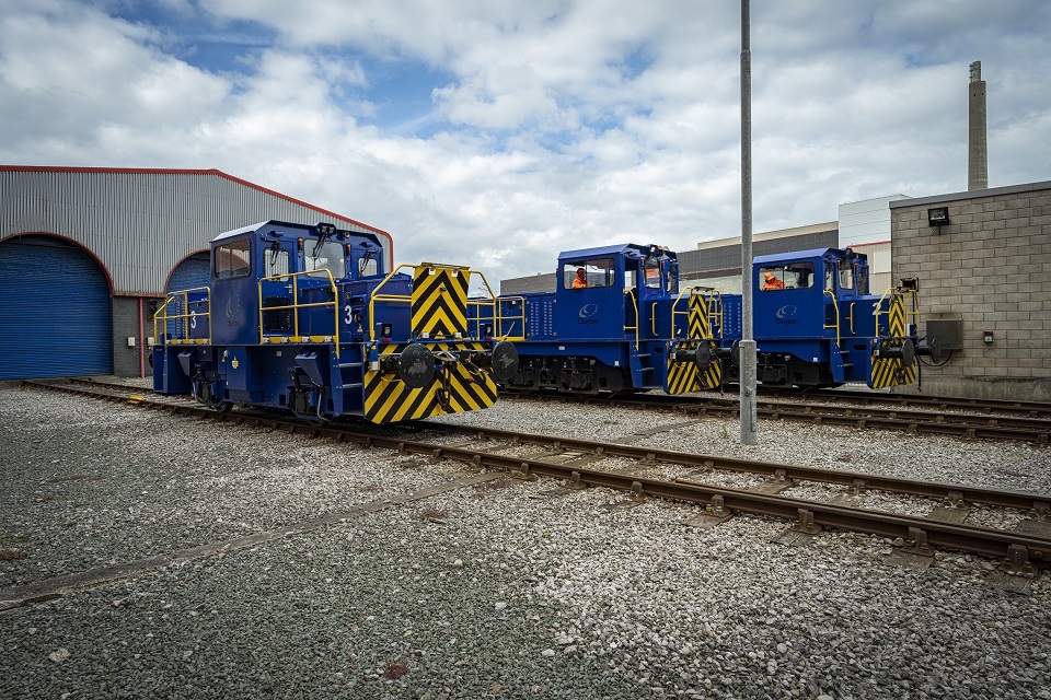Sellafield takes delivery of first fully electric train