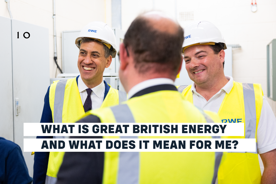 What is Great British Energy and what does it mean for me?