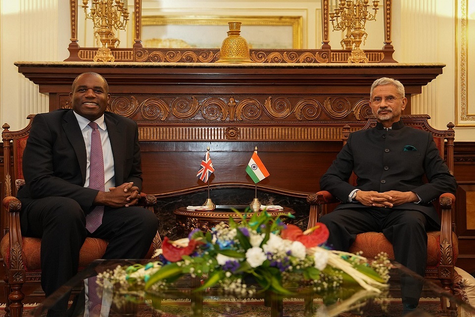 Foreign Secretary travels to India to cement stronger partnership on tech, climate and growth