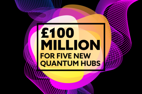 £100 million for five new quantum hubs