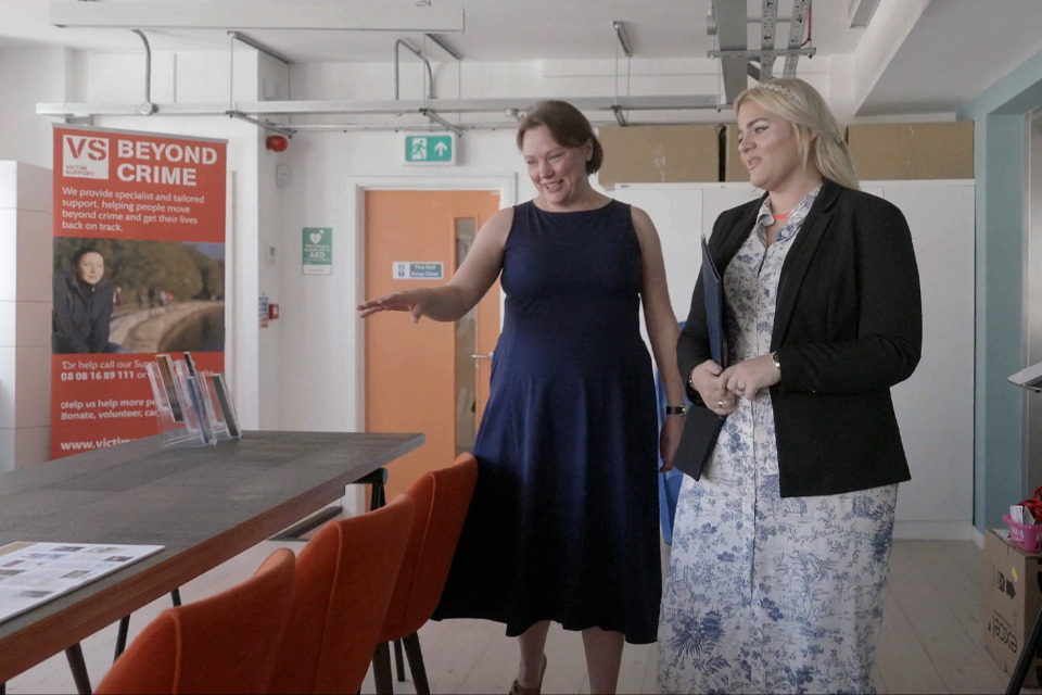New Victims Minister hears from frontline staff at coalface of supporting survivors of crime during first visit