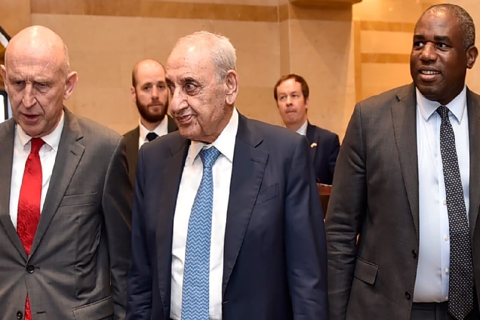 Meeting with Speaker Berri