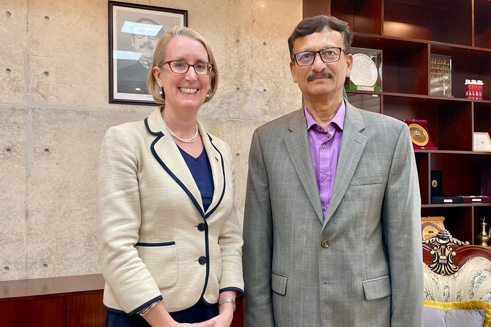 British High Commissioner to Bangladesh calls on Government of Bangladesh’s Adviser for Foreign Affairs