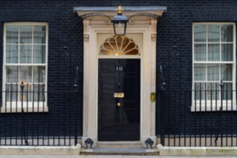 Number 10 Downing Street door