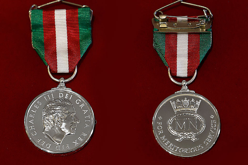 Hero sailors rewarded for championing mental health and saving lives at sea
