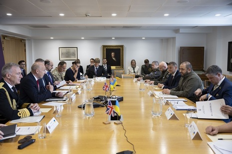 Defence Secretary John Healey met Ukrainian Defence Minister, Rustem Umerov, in London today