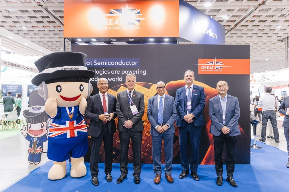 UK Pavilion, 3rd Largest country pavilion at SEMICON Taiwan