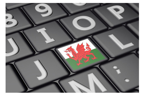 Keyboard with a Welsh button