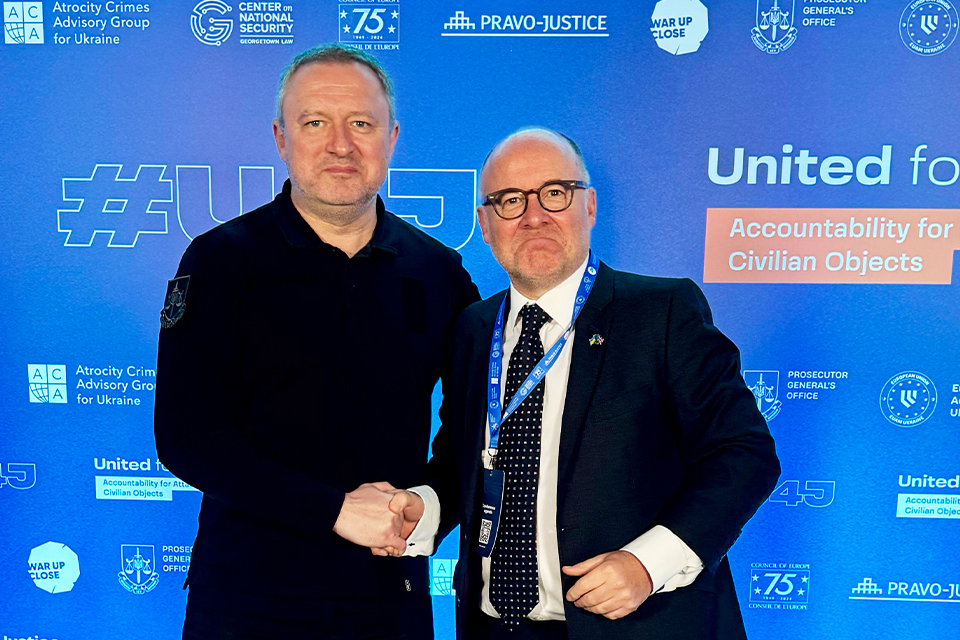 Attorney General visits Ukraine to drive accountability