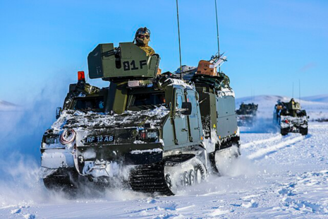 British Royal Marines training in Finmark region of Norway.