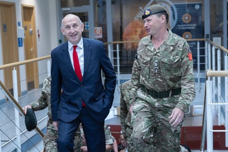 Defence Secretary meeting Army personnel