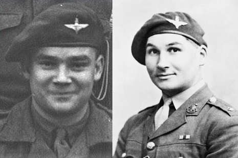 Lt Peter Cane and Capt Lionel Queripel, who served in the Battle of Arnhem