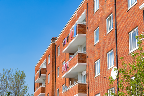 red brick flats