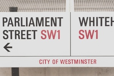 Parliament Street road sign