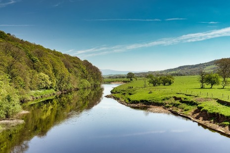 Photograph of the River Lune on a sunny day