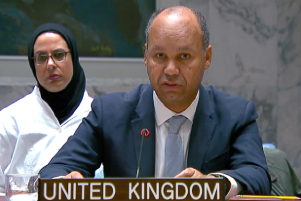 Read ‘All parties must respect the ceasefire and commit to de-escalation: UK statement at the UN Security Council’ article