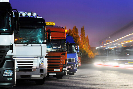 HGV truck stop.