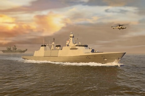 An artist's impression of the Type 31 warship.