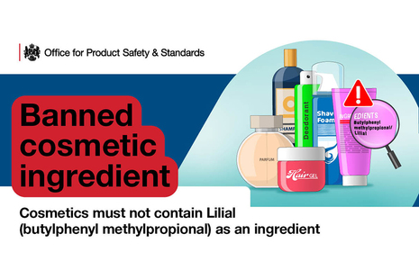 Public asked to dispose of any cosmetics containing Lilial.