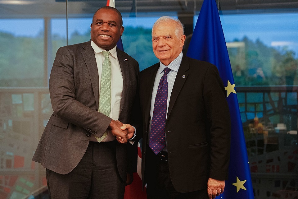 Meeting between EU High Representative and Vice-President and Foreign Secretary: joint press release, 14 October 2024