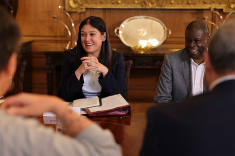 Lisa Nandy at Civil Society reception