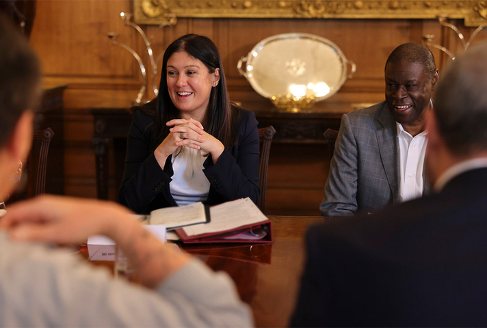 Lisa Nandy at Civil Society reception