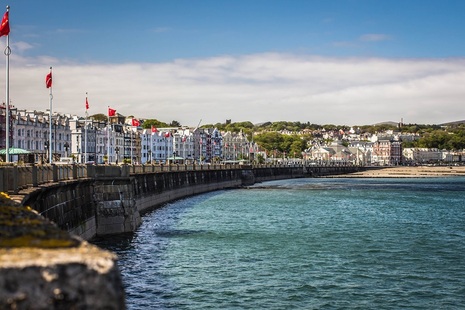 Seafront promenade, Douglas, Isle of Man. Credit: Shutterstock