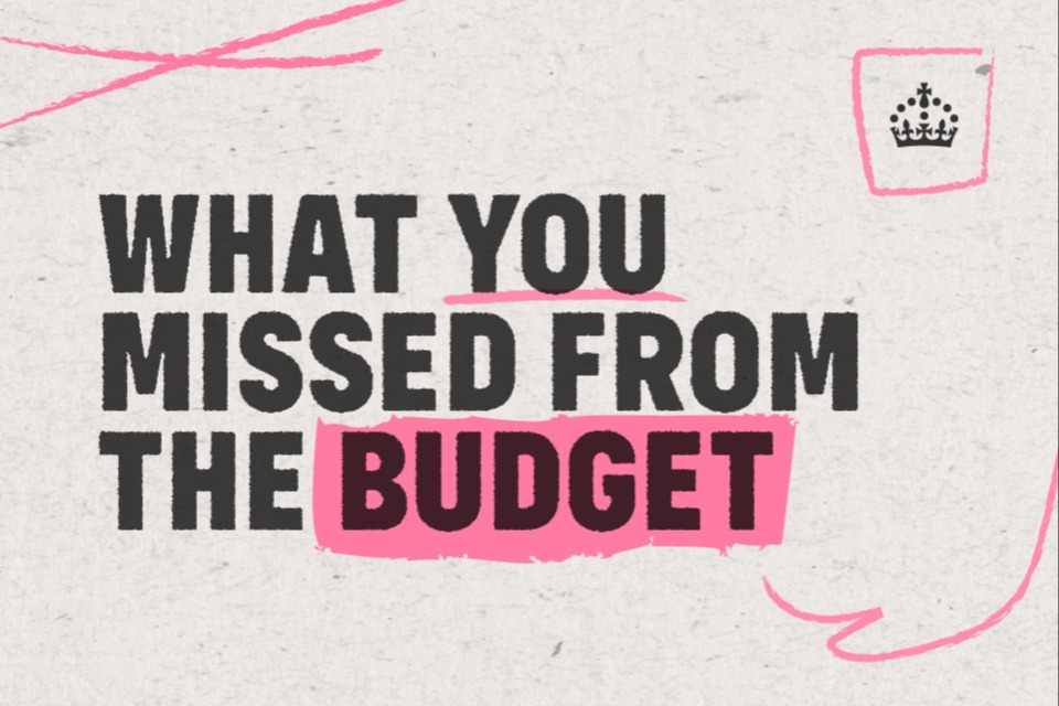 What you need to know in your budget