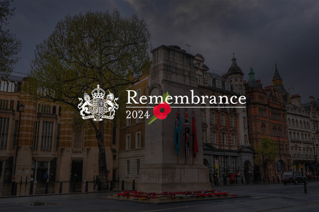 The Cenotaph on Remembrance Sunday