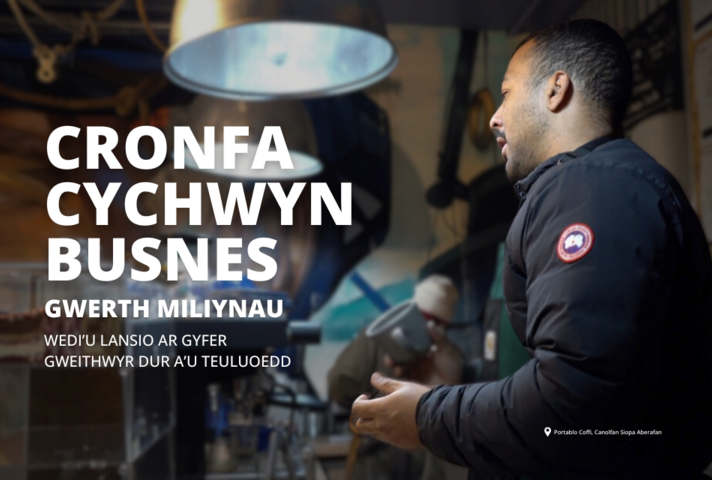 In Welsh: "Multi-million business start-up fund launched for steelworkers and their families"