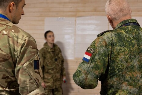 Personnel part of the Forward Light Headquarters who are forward deployed conducting command and control exercises as part of Exercise JOINT PROTECTOR.