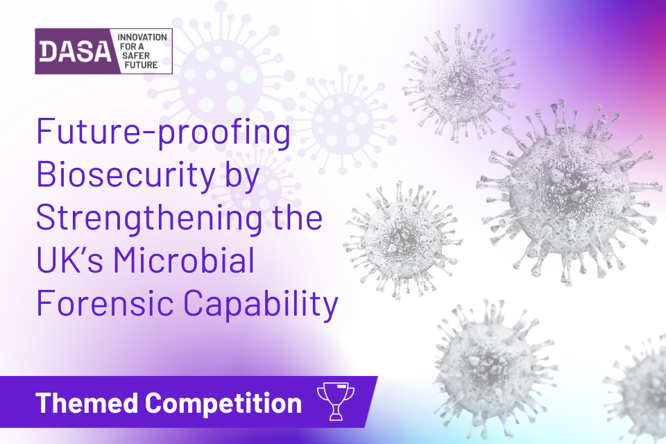 Enhancing UK Biosecurity: DASA Launches Microbial Forensics Competition