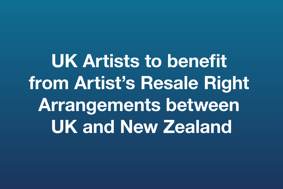 UK artists set for New Zealand royalties boost
